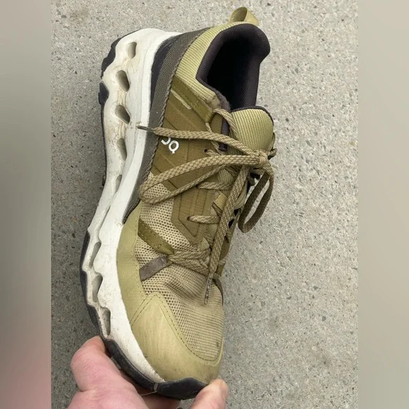 On Running Khaki Athletic Shoes - Picture 3 of 10